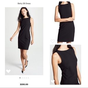 Theory Betty 2 Urban Black Sheath Dress Size 12